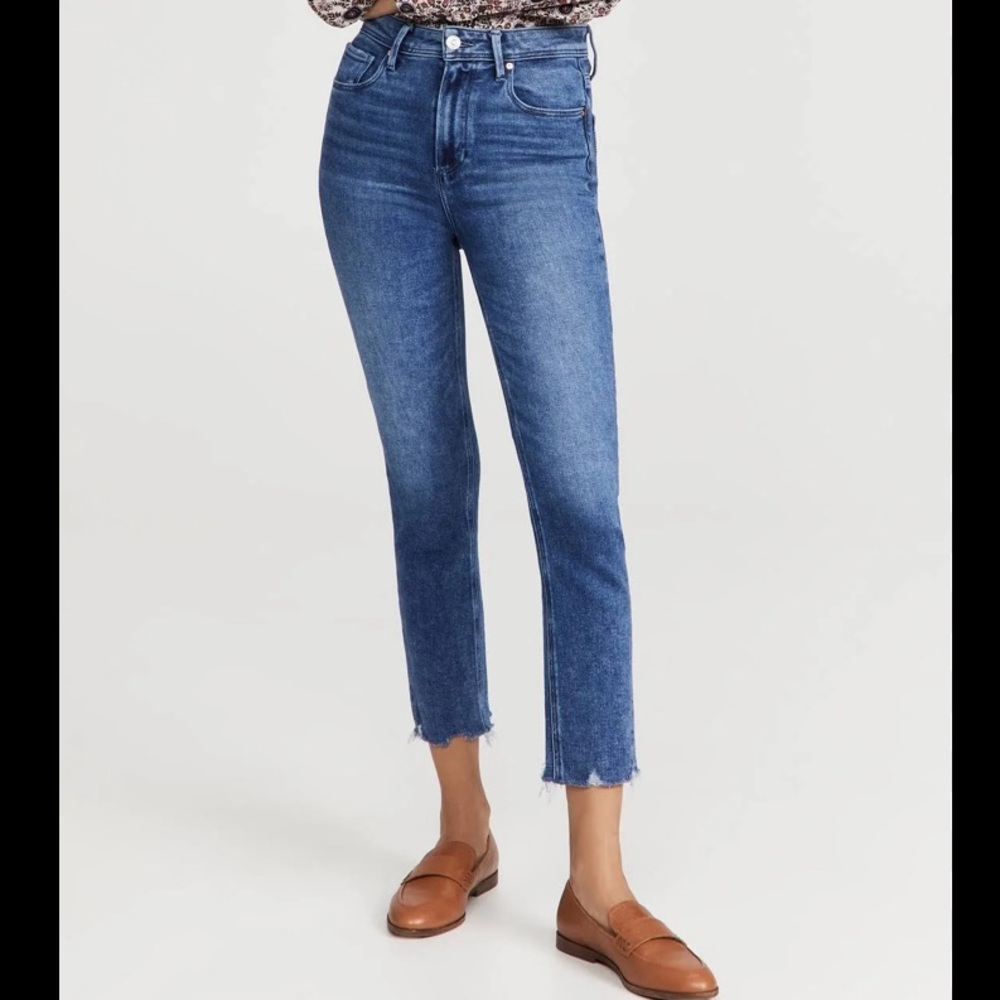 PAIGE Sarah slim crop Denim Jeans size 30